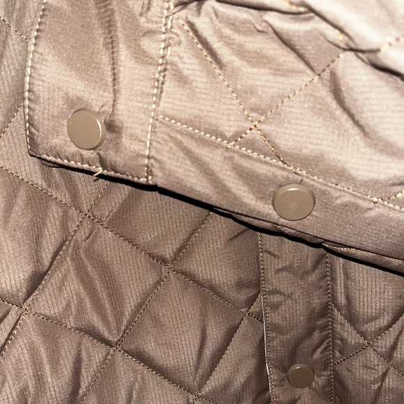Men's Quilted Brown puffer coat &Lore Size L (will fit like XL) fully reversible - Picture 4 of 5